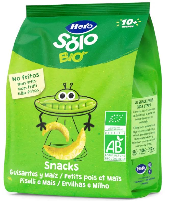 Hero Solo Bio Snack Piselli e Mais Biologici +10m 40 gr