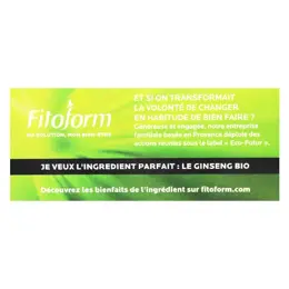 Fitoform Le Ginseng Bio 60 comprimés