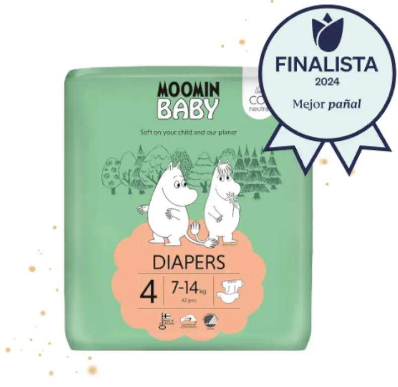 Moomin Baby Diapers Size 4 (7-14 kg) 42 units