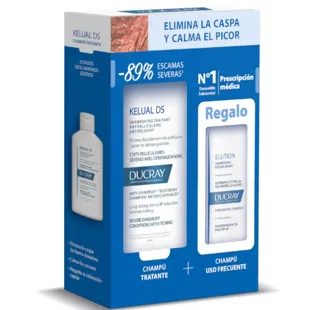 Ducray Kelual DS Champú 100 ml + Elution Champú Reequilibrante 100 ml