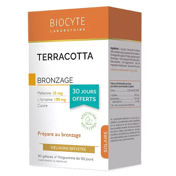 Biocyte Terracotta Cocktail Solaire 90 comprimés