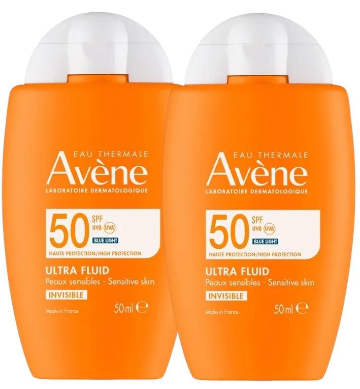 Avène Ultra Fluid Invisible SPF50 2x50 ml