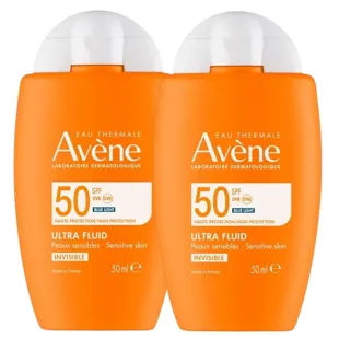 Avène Ultra Fluid Invisible SPF50 2x50 ml