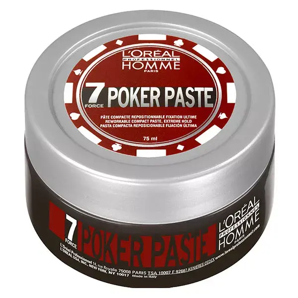 L'Oréal Professionnel Homme Poker Paste Pâte Coiffante 75ml