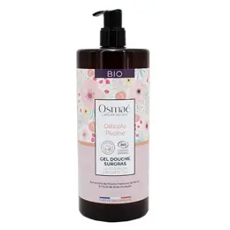 Osmaé Gel Douche Surgras Délicate Pivoine Bio 1L