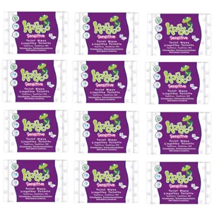 Lenços umedecidos Kandoo Sensitive 12x60 unidades