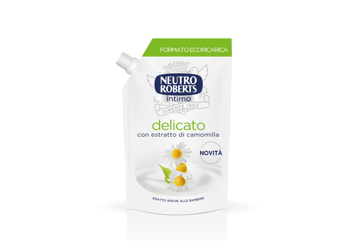 Neutro Roberts Intimo Delicato Con Estratto di Camomilla Formato Ecoricarica 400 ml