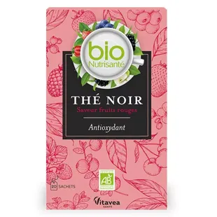 Vitavea - Biosnutrisanté - Tè nero al gusto di frutti rossi - 20 bustine