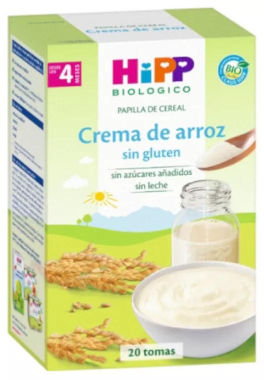 Hipp Biológico Papilla Crema de Arroz Bio Sin Gluten 200 gr