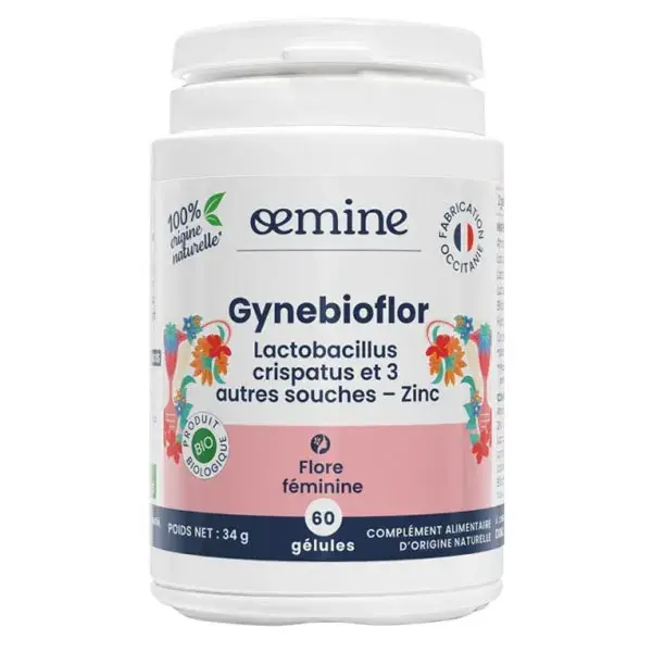 Oemine Gynebioflor Flore Vaginale- Bio 60 gélules