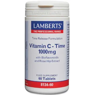 Lamberts Vitamin C 1000mg with Bioflavonoids (Sustained Release) 60 Tablets