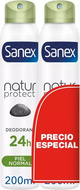 Sanex Natur Protect Alum Stone Desodorante Pele Normal 2x200 ml