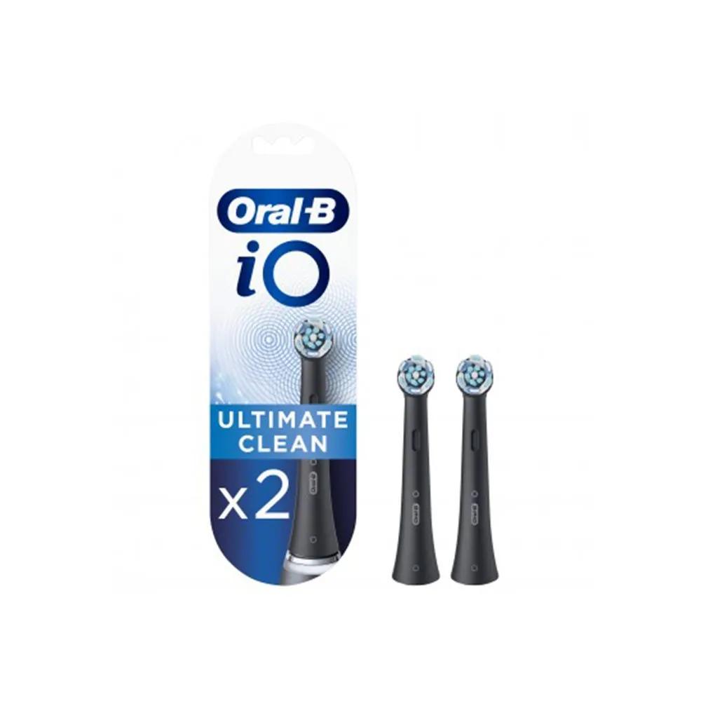 Oral B Testine Di Ricambio Io Ultimate Clean Nere 2 Pezzi