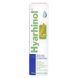 Bausch & Lomb ORL Hyarhinol Spray Nasal Humidifiant et Nettoyant 15ml