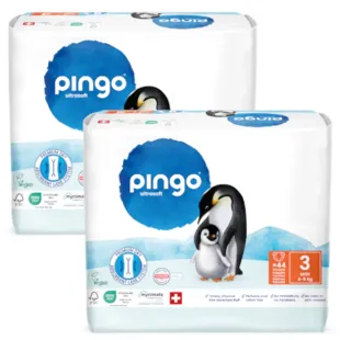 Pingo Eco-Friendly Midi Diapers Size 3 (4-7 kg) 2x44 units