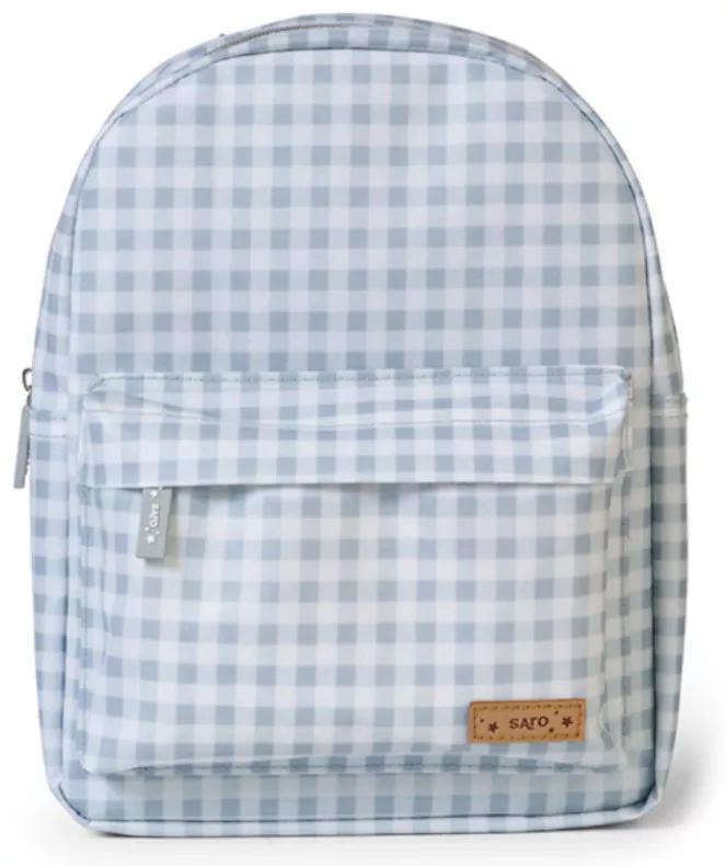 Saro Vichy Gray Children's Backpack