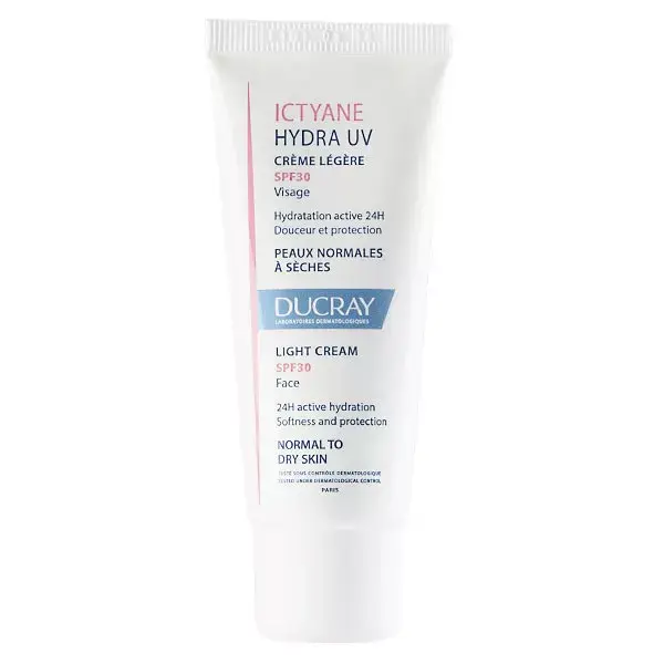 Ducray Ictyane Hydra UV Crema Ligera Facial SPF30 40 ml