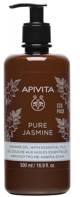 Apivita Pure Jasmine gel de Banho com Óleos Essenciais 500ml