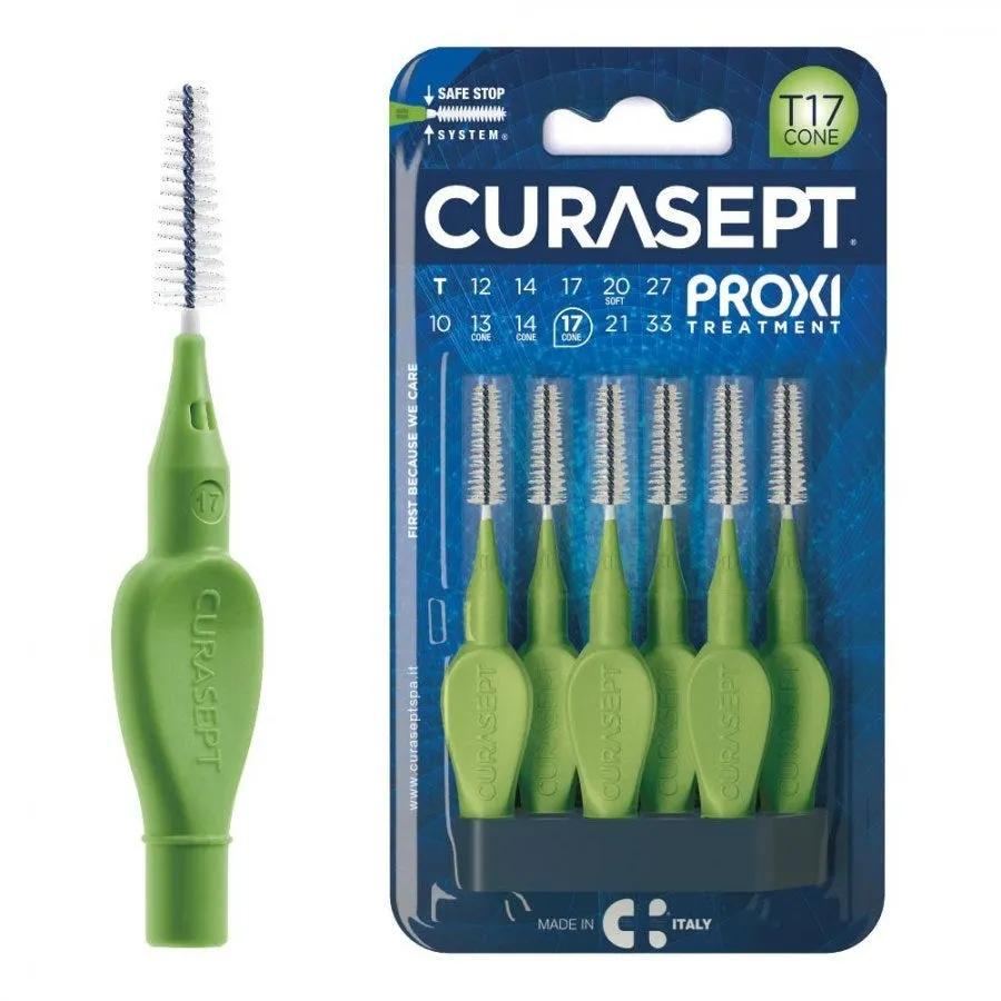 Curasept Proxi Treatment Scovolino Verde T17 Cone 1,7 mm 6 Pezzi