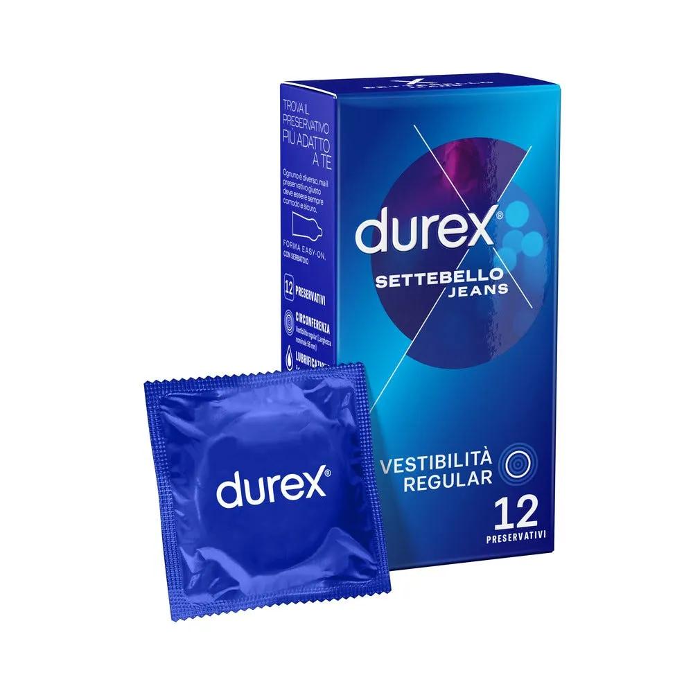 Durex Settebello Jeans Profilattici 12 Pezzi