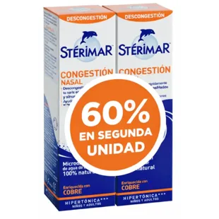Stérimar Nasal Congestion 2x100ml (2nd unit at 60%)
