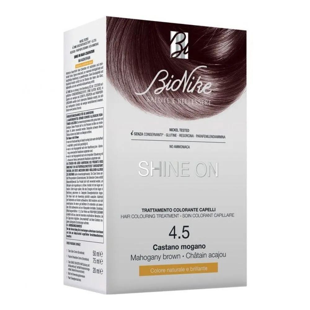 Bionike Shine On 4.5 Castano Mogano Trattamento Colorante Capelli