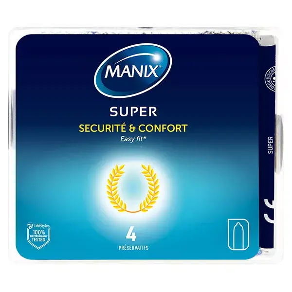 Manix Super 4 préservatifs 