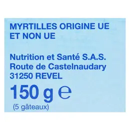 Gerblé sans Sucres Ajoutés Gâteau Fourré Myrtille 150g