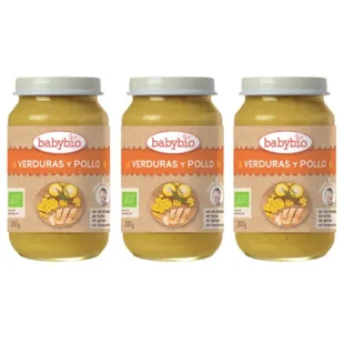 Babybio Traditional Menu Chicken Jar +8m 3x200 gr