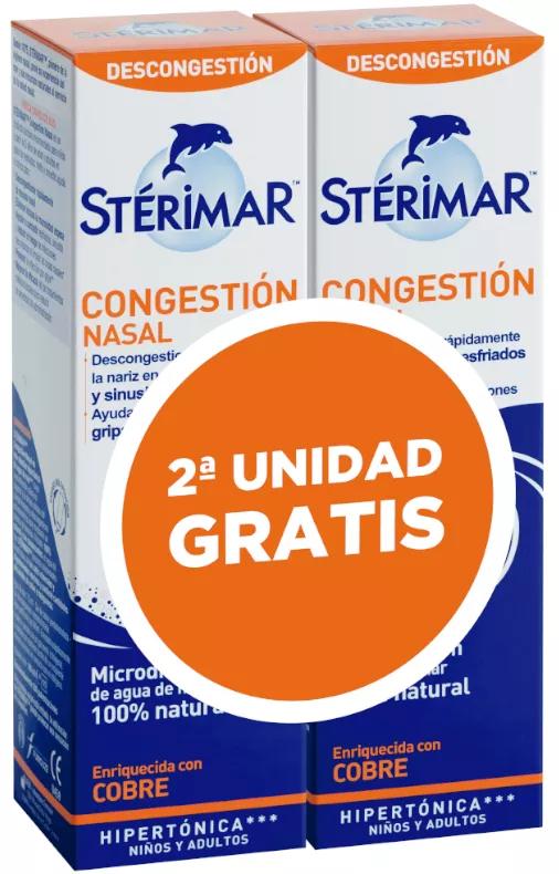 Stérimar Congestión Nasal 2x100ml (2ª ud gratis)