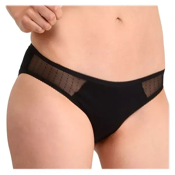 Freedom Culotte Menstruelle Plumetis Noire Taille S 34/36