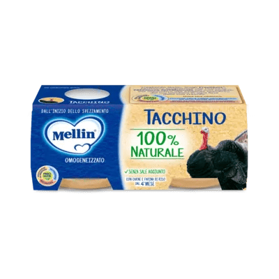 Mellin Omogeneizzato di Tacchino 2 x 80 g