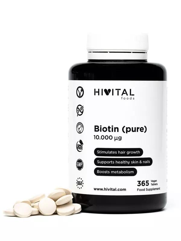 Hivital Biotina 10000Mcg 365 Comprimidos
