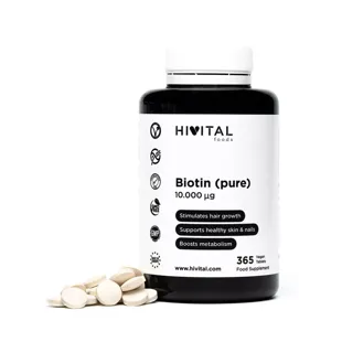 Hivital Biotin 10.000 mcg 365 Tabletten