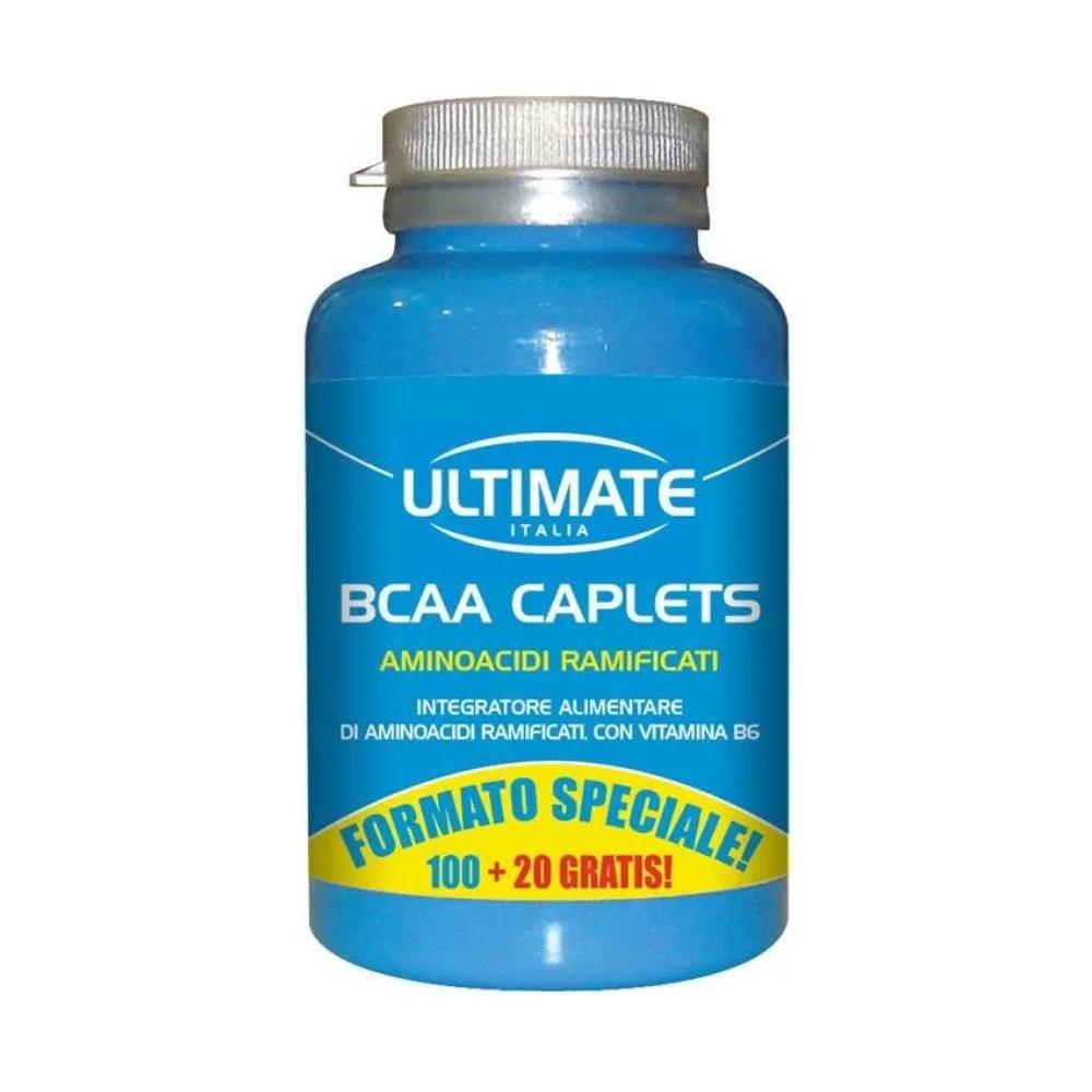 Ultimate BCAA Caplets Integratore di Aminoacidi Ramificati PROMO 100 compresse + 20 Gratis