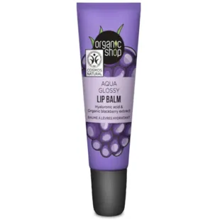 Organic Shop Shine Lip Balm Hyaluronsäure und Brombeerextrakt 10 ml