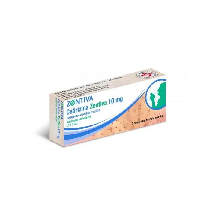 Cetirizina Zentiva 10 mg 7 Compresse Rivestite