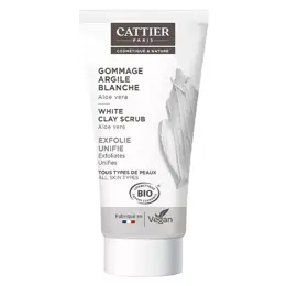 Cattier Argile Blanche Gommage Aloe Vera Bio 30ml