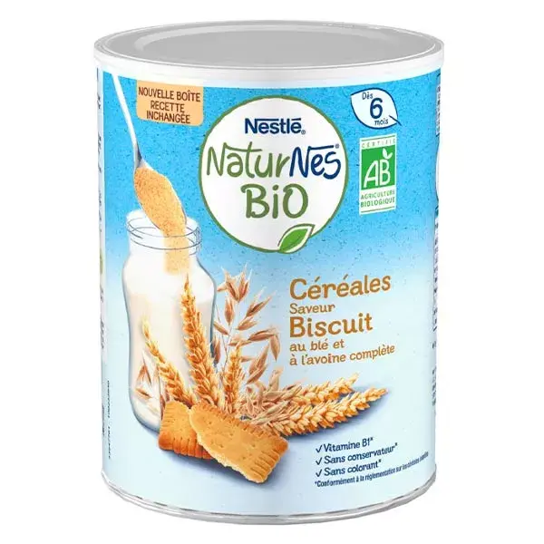 Nestlé Naturnes Céréales Biscuités Bio 240g