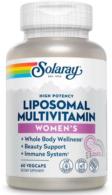 Solaray Liposomal Multivitamine 60 plantaardige capsules voor dames