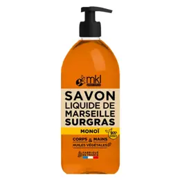 MKL Green Nature Savon Liquide de Marseille Monoï 1L