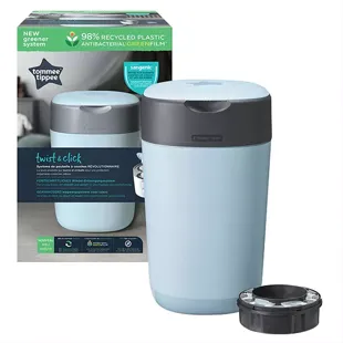 Tommee Tippee Pattumiera per Pannolini Twist & click Blu