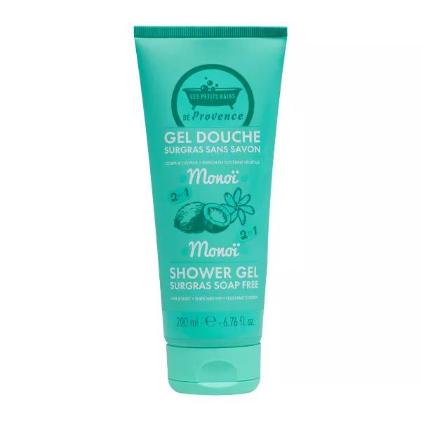 Les Petits Bains de Provence Gel de Ducha Surgras sin Jabón 2 en 1 Monoï 200ml