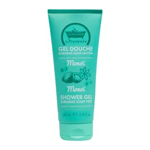Les Petits Bains de Provence Gel Doccia Ultra-Ricco senza Sapone 2 in 1 Monoï 200ml