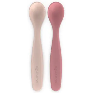 Suavinex Learning Spoons with Long Handle Pink +6m 2 pcs