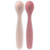 Suavinex Learning Spoons with Long Handle Pink +6m 2 pcs