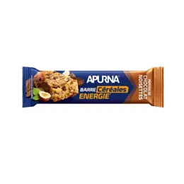 Apurna Barre Energie Céréales Pépites de Chocolat Noisettes 35g