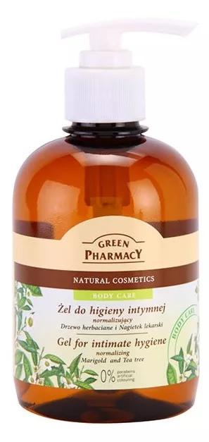 Greenpharmacy Gel Higiene Íntima Árbol de Té y Caléndula 370 ml