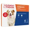 Clement Thekan Fiprokil Anti-Puces Anti-Tiques Chien 20-40kg 4 pipettes