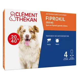 Clément Thékan Fiprokil grandi cani 20-40kg 4 pipette